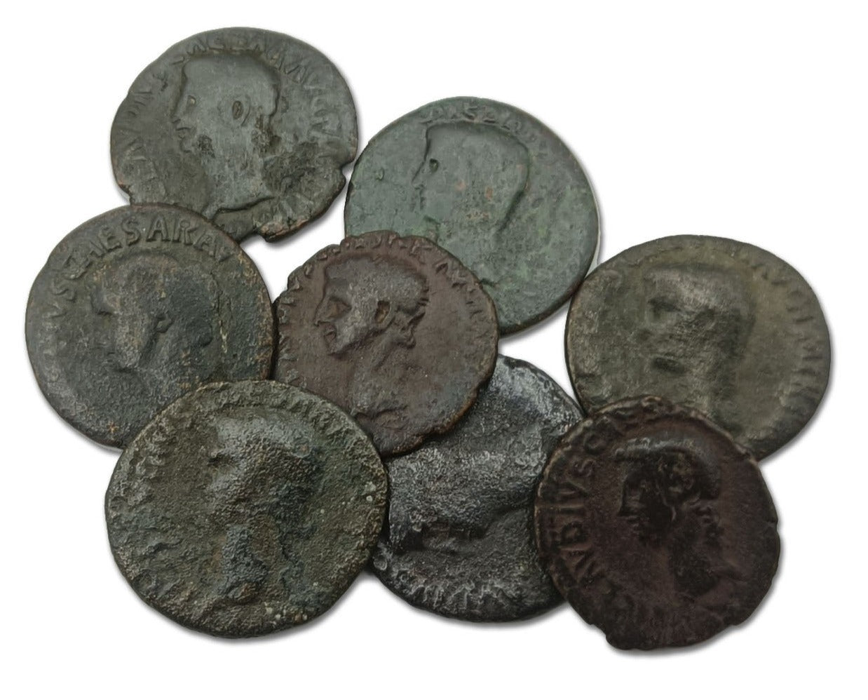 Original antike Münze des Römischen Reiches - Claudius I., vom Schwächsten zum Kaiser. Bronze As