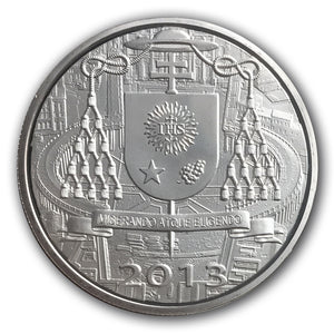 Pope Francisco Medal. Silver plated ,999